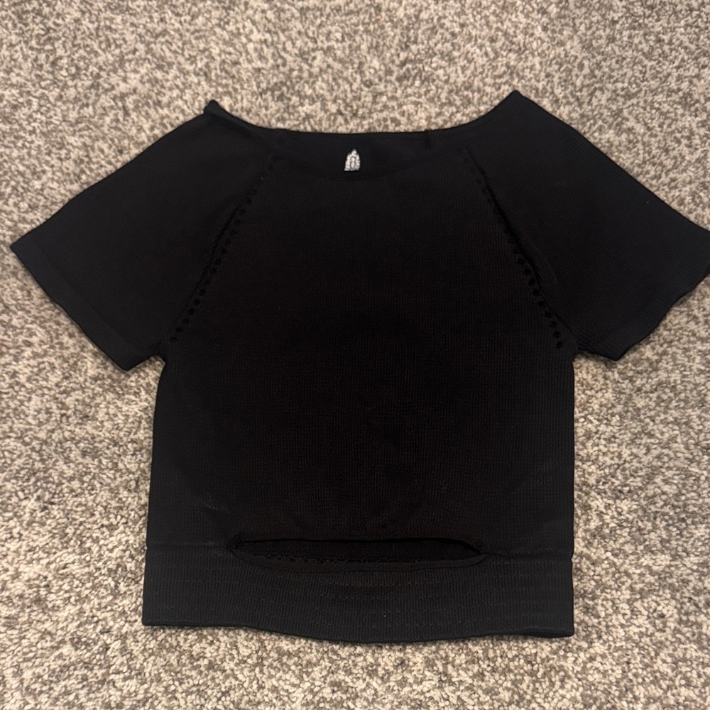 Black FP movement Crop Top